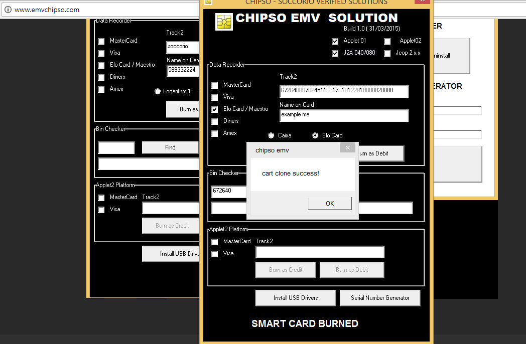 jcop emv encoding software